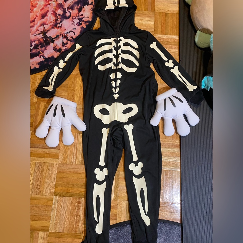 Disney glow in the dark jumpsuit size 9/10